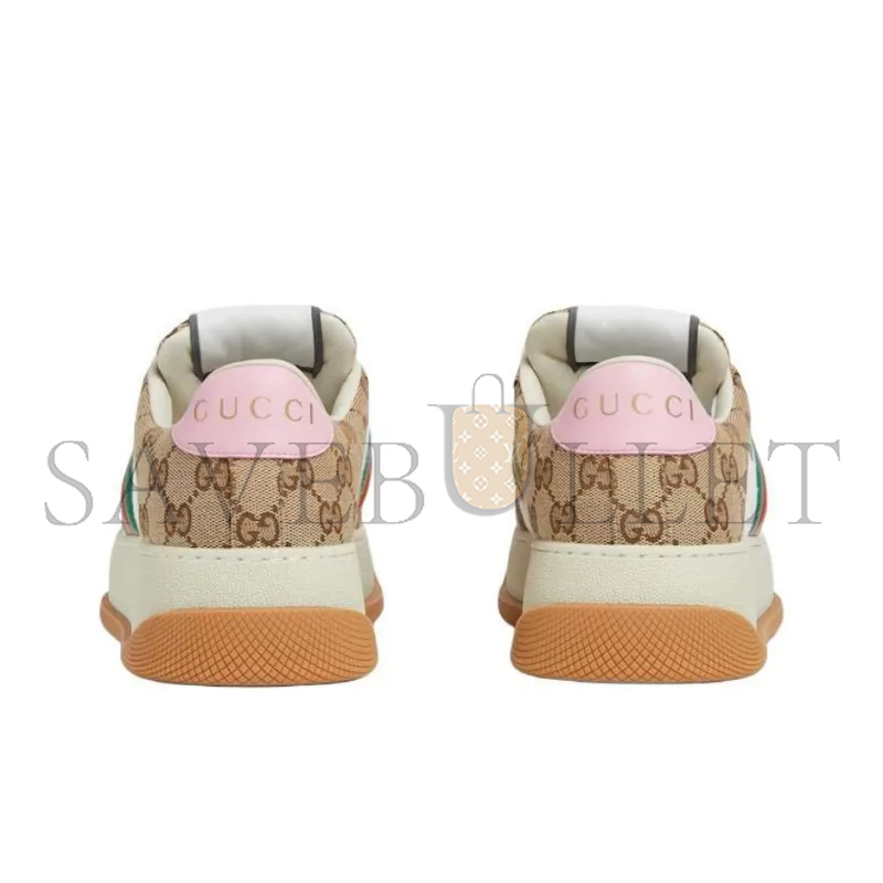 GUCCI WOMEN'S GG SNEAKER 'BEIGE PINK' WOMEN'S 817287